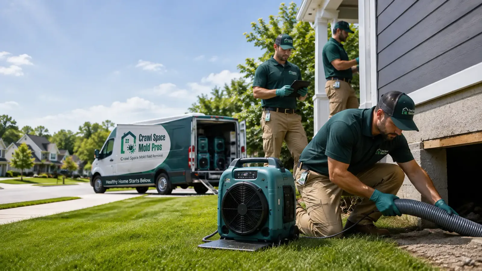 Crawl Space Mold Removal in Harcourt, IA